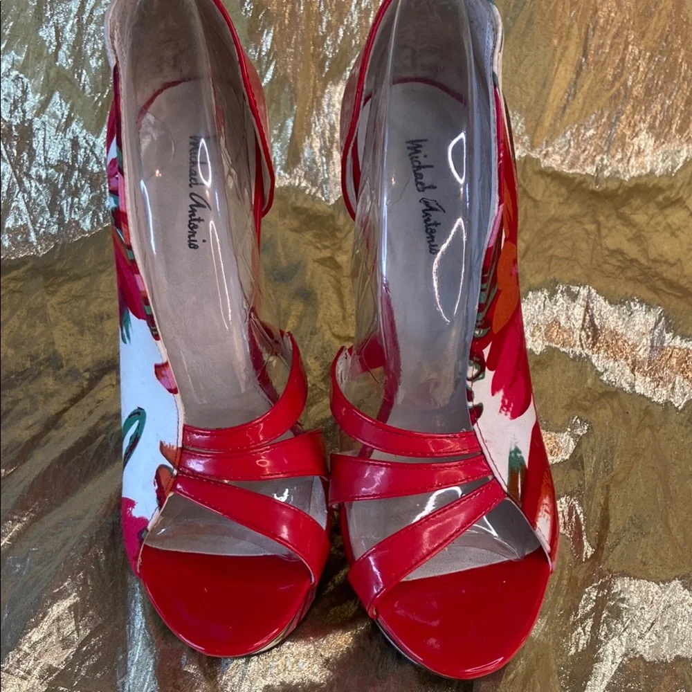 Michael Antonio Floral Women's Heels - Picture 2 of 9